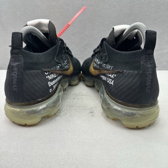 Mens 7 / Womens 8.5 Nike x Off White Air VaporMax \'Part 2\'‎ The Ten Black 2018 main image 9